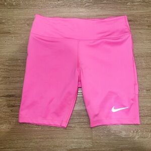 Nike Women's Pink Biker Shorts